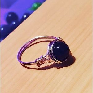 Wire wrapped ring size 9